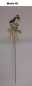 Preview: Blumenstecker mit Holzraben - Länge: ca. 24 cm - verschiedene Ausführungen