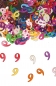 Preview: Folien-Konfetti - Zahl: 1 - 9 - 14 g/Paket