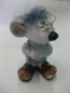 Preview: Keramikfigur "Maus" - grau - 12 cm