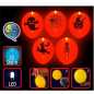Preview: LED-Luftballons "Halloween" - 5 Stück/Paket