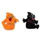 Preview: Plüschgeist mit Ton - 16 cm - orange oder schwarz