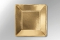 Preview: Pappteller uni metallic 8 Stück Farbe: gold oder rot
