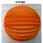 Preview: Ballon-Laterne -Durchmesser: 25 cm - Farbe: hellblau, dunkelblau, gelb, hellgrün, dunkelgrün, orange, pink oder weiß