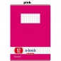 Preview: Oktavheft - DIN A6 - kariert - 32 Blatt - Farbe: pink oder rot