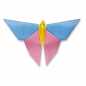 Preview: Origamiservietten "Schmetterling" - pink -12 Stück