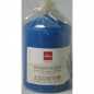 Preview: Stumpenkerze - mittellblau - 60 x 80 mm