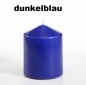 Preview: Stumpenkerze - Durchmesser: 80 mm - Höhe: 100 mm - verschiedene Farben