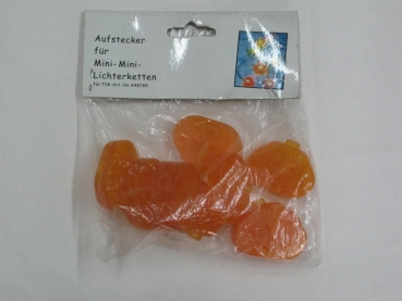 Aufstecker für Mini-Mini-Lichterkette - Kürbis