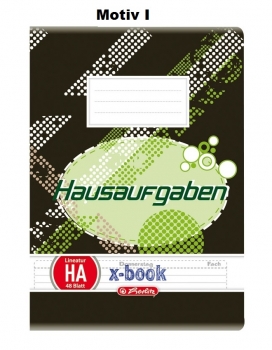 Aufgabenheft - DIN A6 - 48 Blatt - verschiedene Motive
