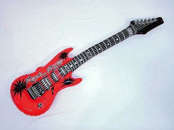 Aufblasbare Gitarre - ca. 100 cm - verschiedene Farben