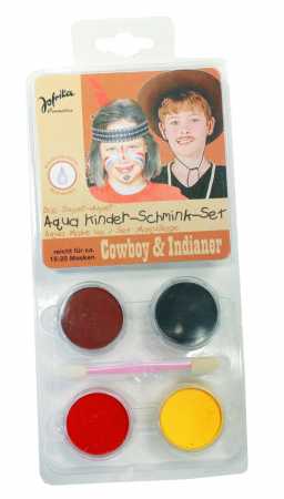 Aqua-Schminkset "Cowboy + Indianer"