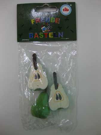 Deko-Birnen - 3 Stück/Paket