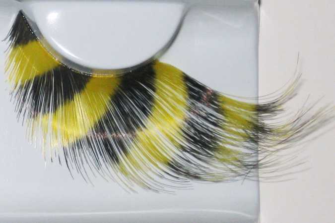 Gelb-schwarze Bienen-Wimpern – Karnevals-Accessoires und Kostüme jetzt online kaufen!