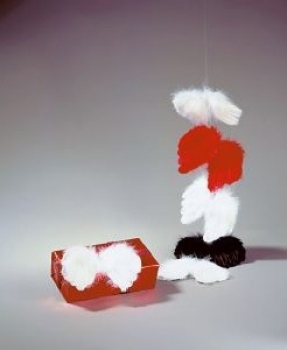 Engelsflügel - 12 cm - rot