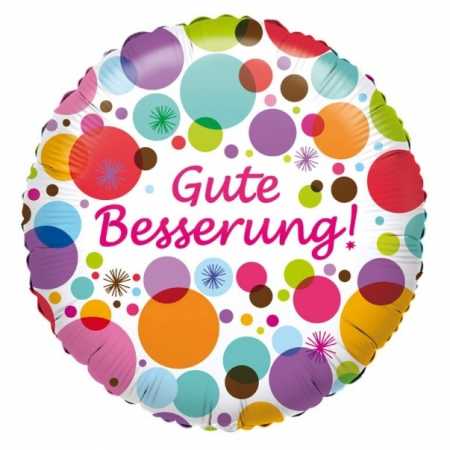 Folienballon "Gute Besserung" -  D: ca. 43 cm