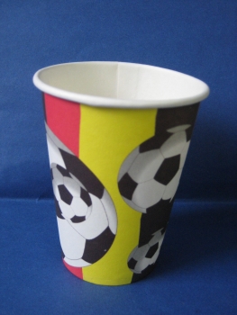 Becher mit Fußballmotiv 10 Stück