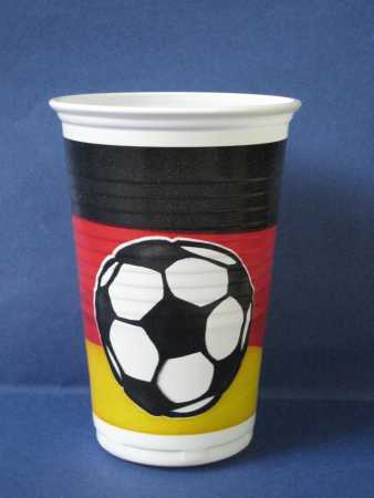 Deutschland-Becher mit Fußball-Motiv – Party-Deko jetzt online kaufen