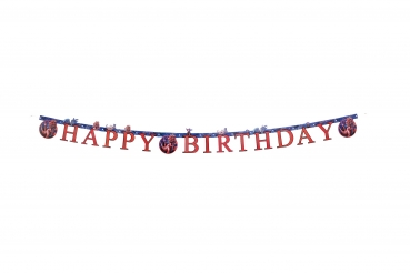 Geburtstags-Girlande Happy Birthday »Tyranno« 165cm ▷ Partyzubehör jetzt bestellen!