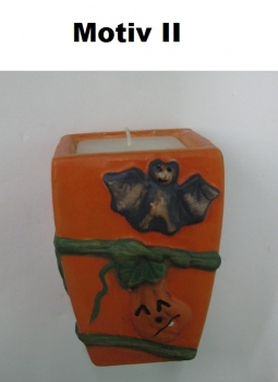 Halloween-Kerze im Topf - verschiedene Ausführungen