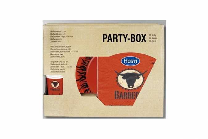 80-teilige Partybox »Barbecue« kaufen | im Online-Shop von Papier & Party