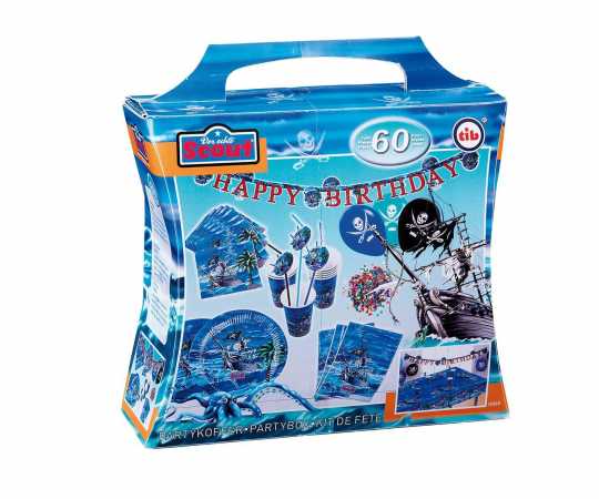 Partykoffer "Scout Black John" - 60-teilig