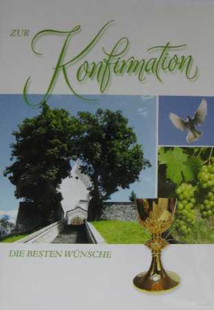 Konfirmationskarte mit Sprüchen - 5 Stück - verschiedene Sets