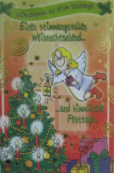 Weihnachtskarte - verschiedenen Engelsmotiven