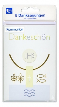 Danksagung "Kommunion" - 5 Stück
