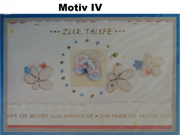 Taufkarten mit verschiedenen Motiven