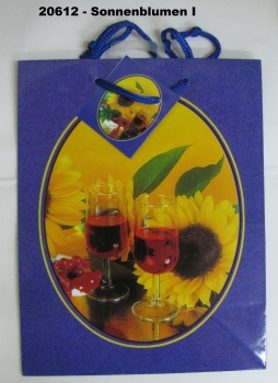 Geschenketasche mit Frühlingsmotiv - mittel - ca. 17,5 x 22,5 x 10 cm