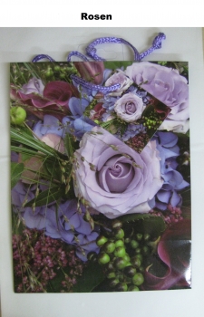 Geschenketasche mit Frühlingsmotiv - mittel - ca. 17,5 x 22,5 x 10 cm
