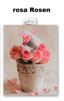 Geschenketasche mit Frühlingsmotiv - mittel - ca. 17,5 x 22,5 x 10 cm