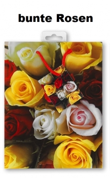 Geschenketasche mit Frühlingsmotiv - mittel - ca. 17,5 x 22,5 x 10 cm