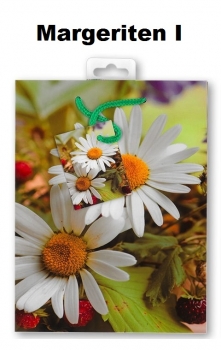Geschenketasche mit Frühlingsmotiv - mittel - ca. 17,5 x 22,5 x 10 cm