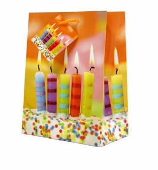 Geschenketasche Happy Birthday - 18 x 23 x 10 cm - verschiedene Motive