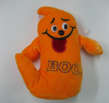 Plüschgeist mit Ton - 16 cm - orange oder schwarz