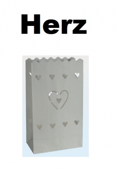 Feuersichere Papier-Laternen - Hochzeit - 2 Stück