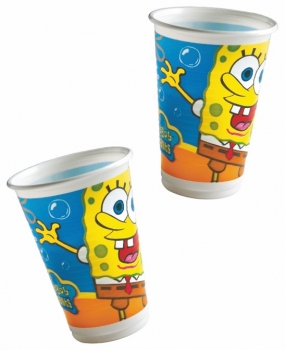 Becher "Sponge Bob" -  10 Stück/Paket