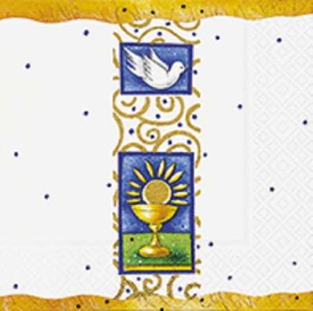 Konfirmation-Serviette »Communion Cup« kaufen | im Online-Shop von Papier & Party