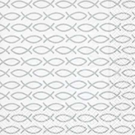 Kommunion-Serviette »Religious grey« kaufen | im Online-Shop von Papier & Party