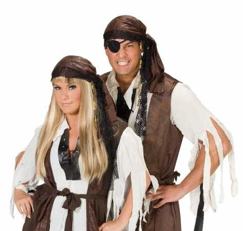 Piratentuch - Wildlederoptik