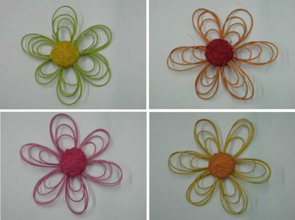 Deko-Blüten - 15 cm - 4 Stück