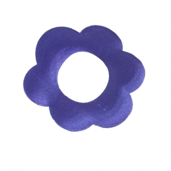 Serviettenringe "Blume" - 4 Stück - Farbe: dunkelblau oder kiwi