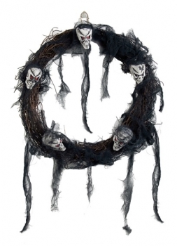 Halloweentürkranz - Skulls