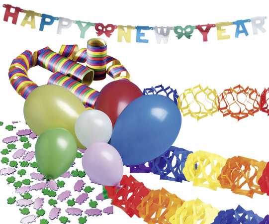 Silvester-Party-Set - 26-teilig