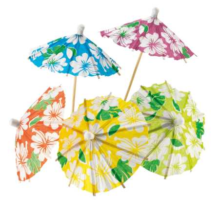 Eis-/Papierschirmchen "Hawai" - 24 Stück/Paket