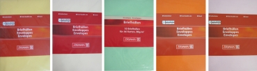 Briefumschläge - DIN C6 - 10 Stück - verschiedene Farben