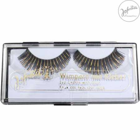 Wimpern - Glitter - gold
