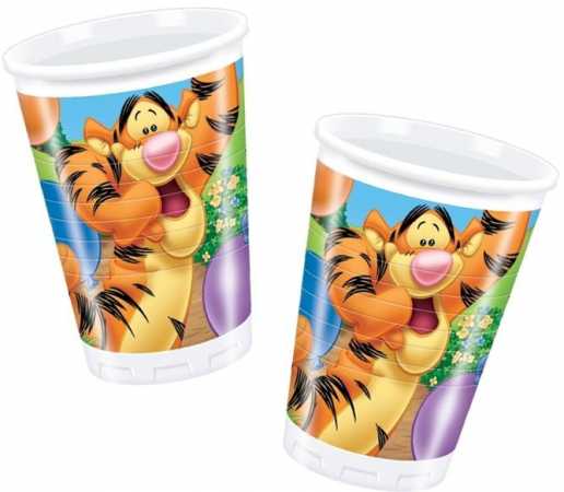 Becher "Winnie Puh"- 8 Stück