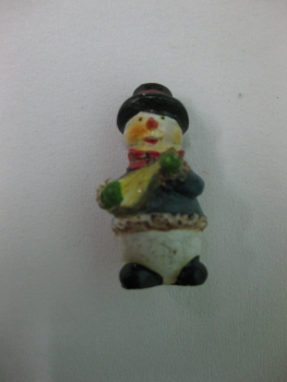 Schneemann - 3 cm - verschiedene Ausführungen